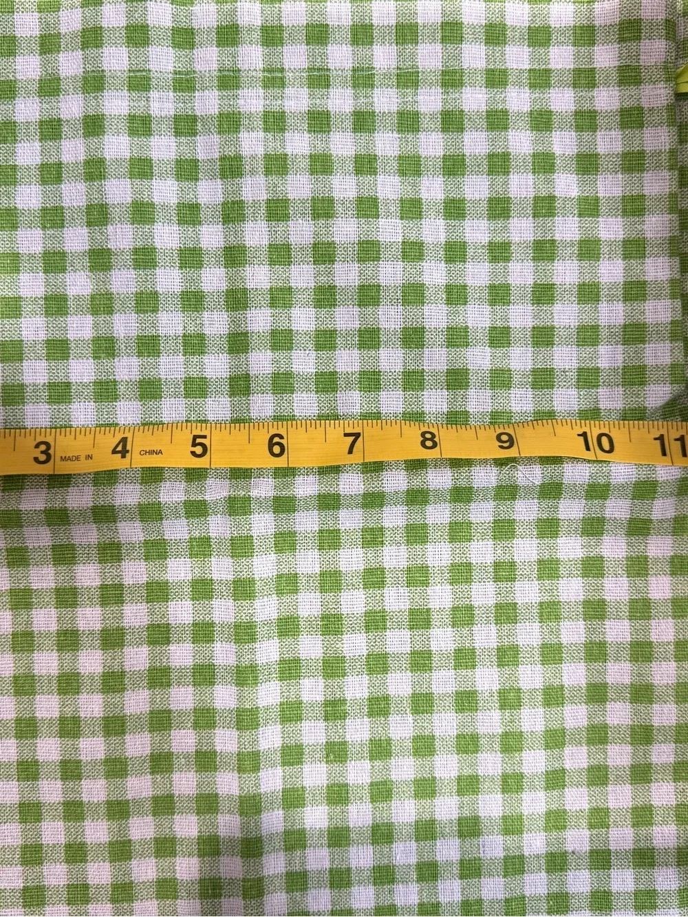 Green Gingham Drawstring Gift Bags - Home Party Supplies 5